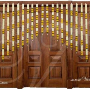 10 feet Flowers Jasmine Indian Wedding Stage Decoration Mandap Hanging Design