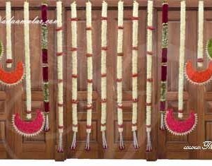 6 feet / 75 inches Flowers Jasmine Indian Wedding Festival Home Decoration Mandap Hanging Toran