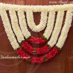 Jasmine design decoration for Arangetram Weddings Venue Toran Available Buy