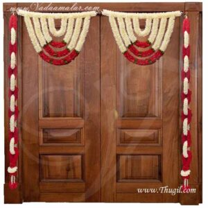 Jasmine and Rose Indian Style Decoration for Events Weddings Venue Toran Available