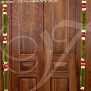 Green Leaf and Flower Indian Doorway Thoran Thoranam Buy now