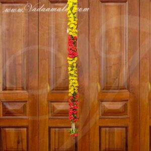Yellow Rose Flower Toran Door Hanging Decoration Buy Now 1 Meter