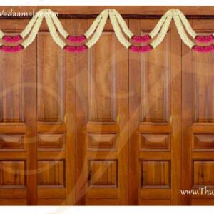 Jasmine Pink Rose Indian Style Decor for Events Weddings Venue Toran Available