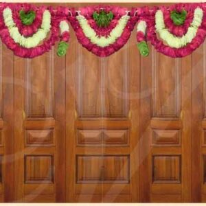 Artificial 4 Step Door Hanging Textile Door Welcome Toran Tapestry - 9 feet Buy Now