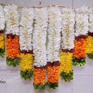 Podium Flower Design Cloth Door Decoration Synthetic - Washable -12 Inches