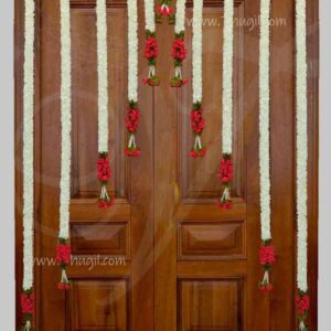 Flowers Artificial Door Hanging Wedding Festival Backdrop Decorations 11 Pieces