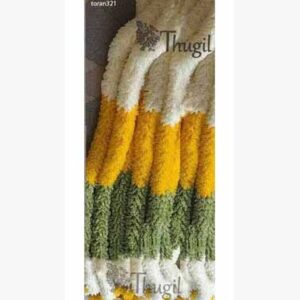 1 meter TriColor Festive Flower Synthetic Door Hanging Decoration 40 inches