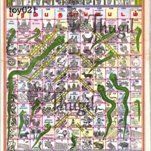 Paramapadham Indian style Snakes and Ladders Tamil Version in Canvas