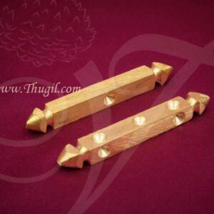 Traditional Chausar Pachikalu Brass Dhayakattai Brass Indian Dice Set Buy Now