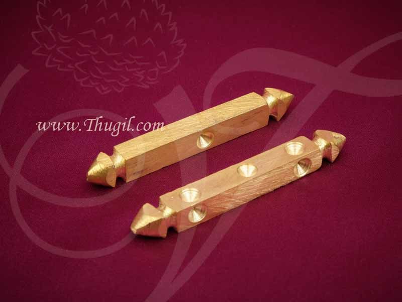 Traditional Chausar Pachikalu Brass Dhayakattai Brass Indian Dice Set