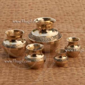 Brass Miniature Kalasam Play Set Buy Now