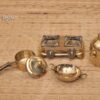 Brass Kitchen Set Indian Style of Four Showpiece