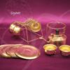 Brass Kitchen Tea Set Indian Style of Fifteen Showpiece