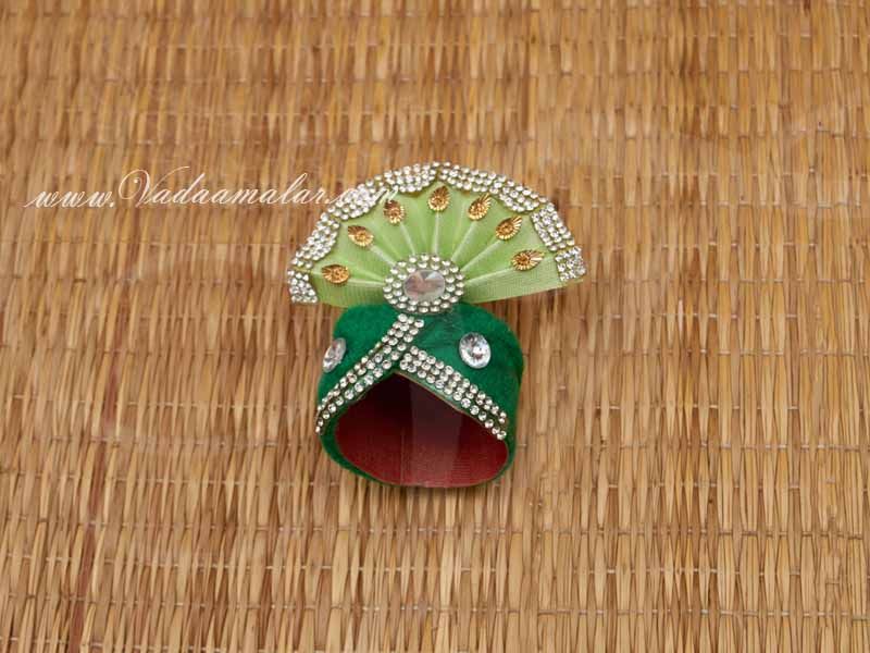 2.5" Small Idols Krishna Murthi Statue Deity Shringar Idol Crown Mukut Accessories Buy