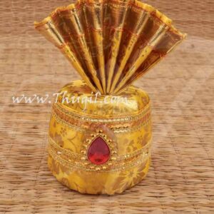 Small Mukut for Gods Idol Crown for Ganesha, Kanna , Murugan Buy online Now 2.5"