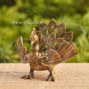 Brass Peacock Uruli Flower Arrangement Pot For Home Decoration Buy Now 6.5"