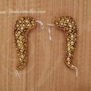 9" Vagamalai Vagamala Shoulder Decorations for Pooja Alankaram Buy Online