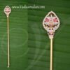 Vel / VeraVel for Murugan Stones Jewelry Lord Shanmuga - 10 Inches