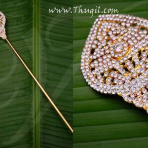 Vel for Murugar White Metal Symbol Jewelry Ornament Lord Shanmuga Vel Buy Now 12"