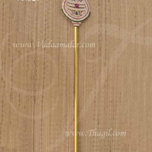 Vel for Murugar Metal Symbol Jewelry Ornament Lord Shanmuga Vel 31 Inches