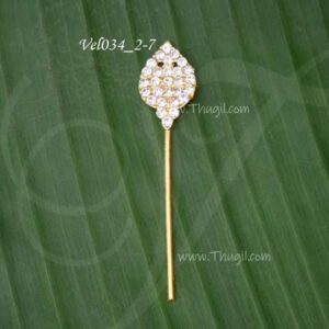 Vel for Murugar Metal Symbol Jewelry Lord Shanmuga Spear 2.7 Inches