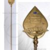 Vel for Murugar Brass Metal weapon 6 feet / 72 inches