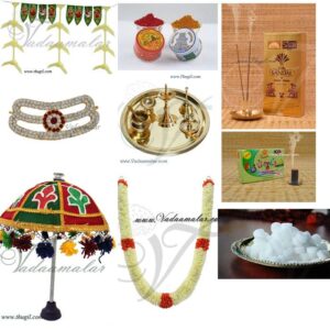 Pooja Set for Ganesha Chathurthi Krishna Jayanthi Festivals Puja