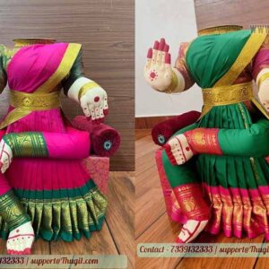 VaraLakshmi Idol Goddess for Vratam Pooja Sitting position Doll 19 inches