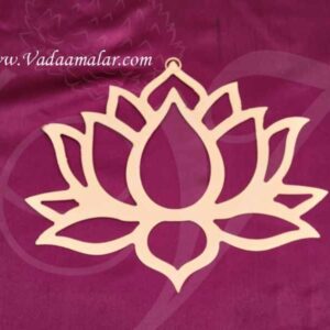 Lotus Brass Wall Decoration Art Metal in Gold Finish Buy Now 7 inches