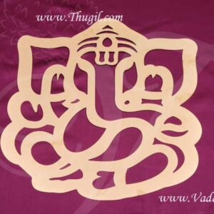 Ganesha Brass Wall Decoration Ganapathy Art Metal in Gold Finish Buy Online