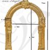 custom Temple Prabhavali Brass Thiruvachi Arch deity Idols Decorations