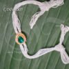 Swamy Ponul Small White Thread Janau Sacred For Idols Geen Stone Jewellery 4-8 inches