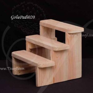 Navarathri Golu Padi 3 steps Regular Kolupadi Wood 7 inches