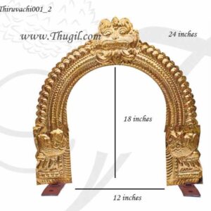 2 feet Prabhavali Brass Thiruvachi Arch deity Idols Decorations