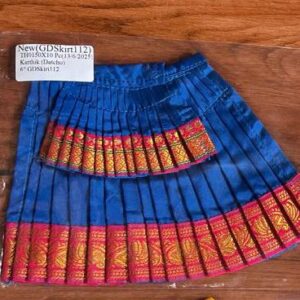 Skirt Vastra for Statues Double Pavadai Style Shringhar Height 7 Inches