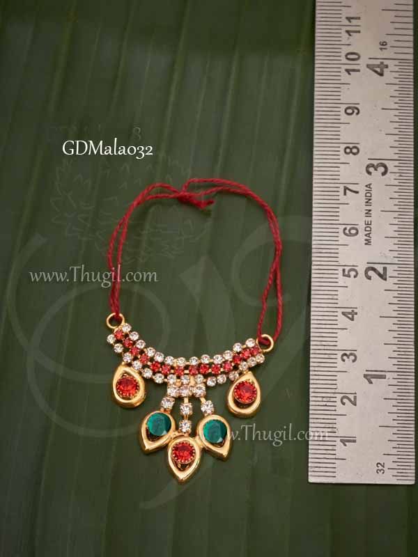 Necklace Small Size Deity Jewellery For Hindu Small Idols 1.2 inches