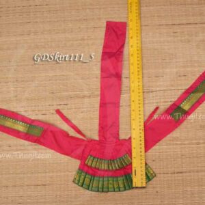 Skirt Vastra for Statues Double Pavadai Style Very Small Size Height 5 Inches