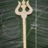 Trishul Thiri Soolam for Amman Shiva Weapon Stone Jewellery 8 inches