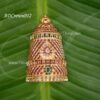 Kreedam Ruby Half Crown for Hindu God Statues Small Size