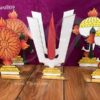 Shank Chakra Foam Board BackDrop Vishnu Decorations