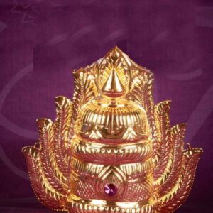 Sudar Kreedam in Gold Colour for Amman Durga Sudar Kredam 6 inches