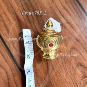 Viramudi Kireedam Small Size for Vishnu Perumal 2 Inches