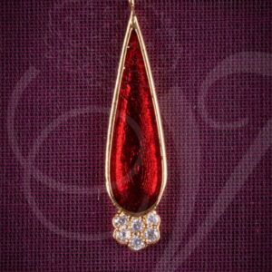 Tika Jewellery Bright Red Enamel Sindhoor for Statue Idols Statues 1.1 inch