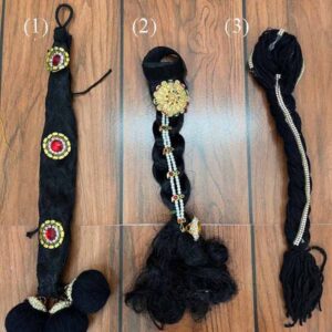Jadai Medium Size False Hair Billai Choti For Lakshmi Amman Sringhar 12 inchs