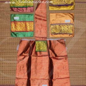 Skirt for Devi Ambal Saree style dresses for idols 16 inches x 5 pieces