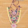 Marbu Kavasam Stone Jewellery Sringar For God And Goddess Necklace 8.5 inches