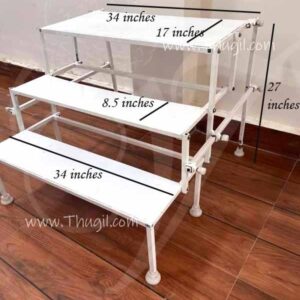 Golu Padi 3 Steps Navarathri Kolupadi Metal Foldable Golupadi