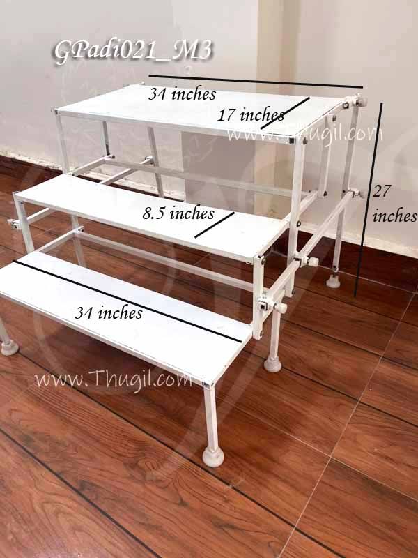 Golu Padi 3 Steps Navarathri Kolupadi Metal Foldable Golupadi