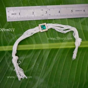 Swamy Ponul Small White Thread Sacred For Idols Jewellery 4-8 inches