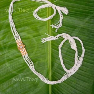 Ponul Sacred Thread Janau For Idols Jewellery Long 28 inches (one side)